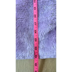 J.Crew Zip-Up Teddy Fleece Coat Jacket Purple Wisteria Cozy Scandi Soft Size S thumbnail 8