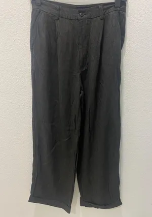 Gap Gray High Waisted Trousers Size 8 thumbnail 1