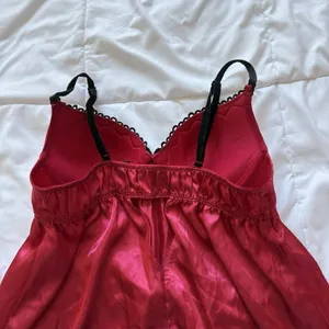 Womens Size Small Red Black‎ Nightie Lingerie Babydoll Grunge Vampire Valentines thumbnail 10
