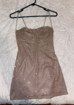 Sparkly Mini Party Dress Size XS thumbnail 5