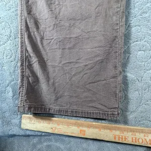 American Eagle Stovepipe Wide Leg Pants Womens 10 Stretch Waist Buckles Brown thumbnail 9