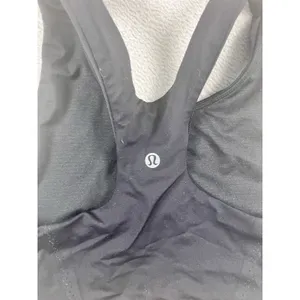 Lululemon Sports Bra Women's Size 4 black Strappy Gorpcore Workout Gym Running thumbnail 2