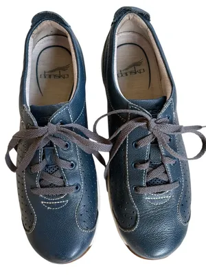 Dansko Leather Sneakers Blue Size 8 thumbnail 2
