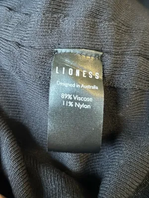 Lioness Black‎ Long Sleeve Ruched Side Mid Length Dress Size XXS thumbnail 5