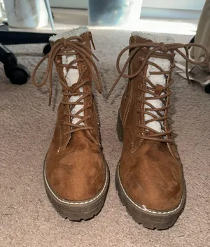 Women’s Suede Booties  thumbnail 1