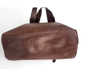 Cole Haan Bethany Snakeskin Leather Purse Shoulder Medium Sized Top Bag thumbnail 4