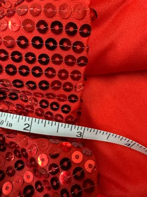 NWT Spirit Halloween Red Sequin Shorts Size Large thumbnail 7