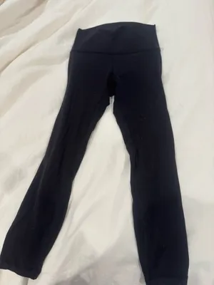 Lululemon Cropped Leggings Black thumbnail 1