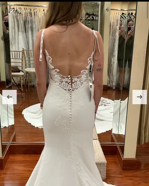 Wedding dress White Size 2 thumbnail 2