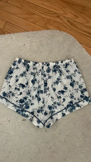 Floral pajama set Blue Size M thumbnail 3