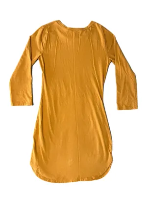 🧡 Derek Heart Golden Orange Bodycon Dress thumbnail 6