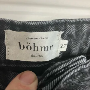 Bohme Harold distressed mom‎ jeans black size 27 thumbnail 6