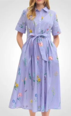 Entro Remington Floral Print Midi Dress Size S thumbnail 1