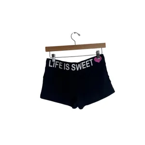 Derek‎ heart Women's Lounge Athletic micro Shorts Graphic Black Size S thumbnail 4