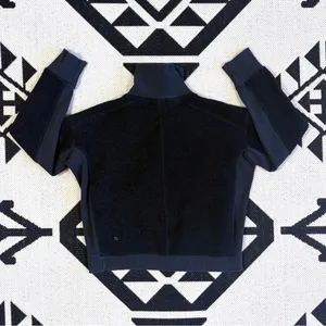 Lululemon Stand Out Sherpa Half Zip Pullover in Black thumbnail 6