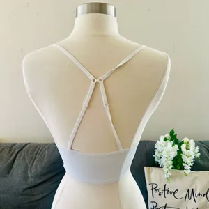 Free People White FP Intimately Bralette thumbnail 3
