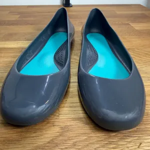 Oka.B Jelly Taylor Ballet Flats Shoes Women's 9 Gray Comfort Slip On Round Toe thumbnail 3