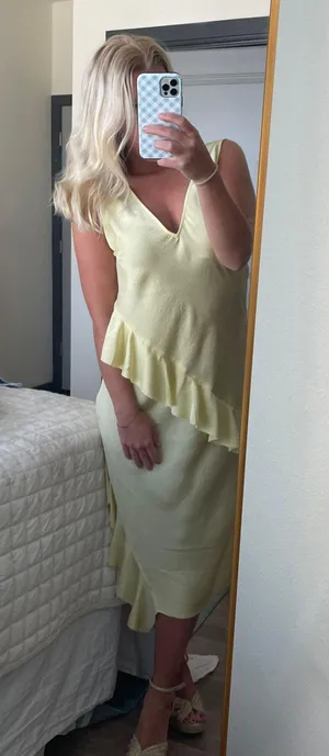 Yellow Midi Dress thumbnail 4