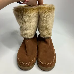 Toms Nepal Suede mixed media pull on boots‎ size 7 thumbnail 3