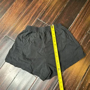 Elastic waist, cotton shorts, basic Los Angeles Apparel, summer athletic lounge thumbnail 2