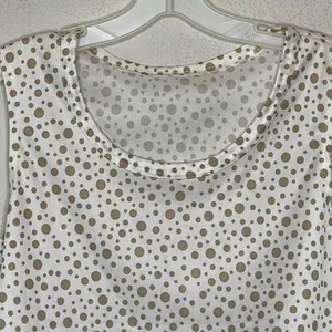 Vintage‎ Polka Dot Top Tan thumbnail 3