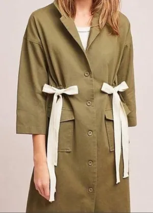 Haryln utility coat olive green size large thumbnail 1
