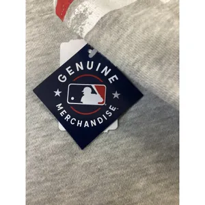 Atlanta‎ Braves MLB Sweatshirt Womens Medium Gray Raglan Sleeve Campus Lifestyle thumbnail 3