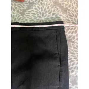 J.Crew Ryder Black Slim Straight Pants Womens‎ 10 Mid Rise Work Trousers Office thumbnail 6
