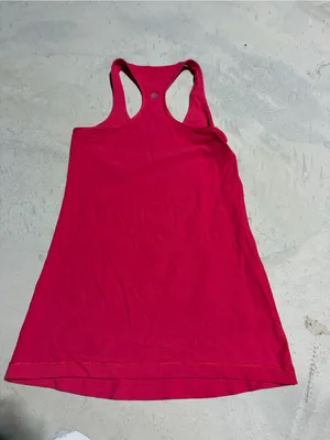 Lululemon classic basic Pink Racerback Tank workout thumbnail 5