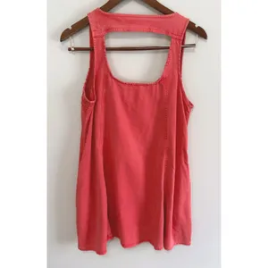 Saltwater‎ Luxe Women's Boho Poppy Red Smocked Mini Dress SZ Medium NWT thumbnail 4
