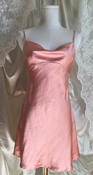 Princess Polly Pink Satin Mini Slip thumbnail 2