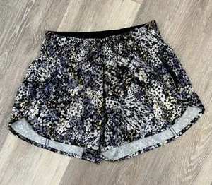 LULULEMON Tracker Athletic Short 6 Lined Floral Metropolis Multi Run‎ Gym thumbnail 1
