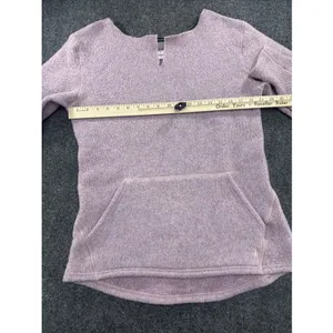 Smartwool Hudson Trail Women’s M Pink Wool Blend Fleece Pullover SW011525 thumbnail 5