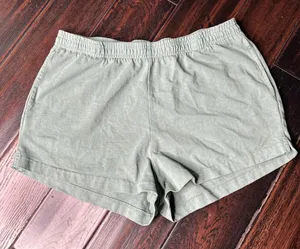 Elastic waist cotton shorts Los Angeles Apparel casual summer lightweight thumbnail 1