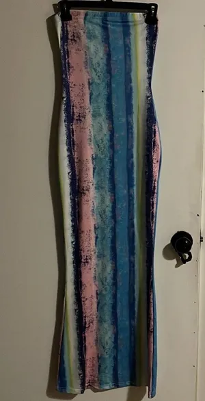 Long Strapless Sun Dress Multiple Size XS thumbnail 2