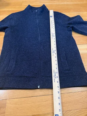Old Navy full zip up fleece size large . thumbnail 3