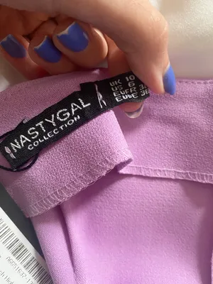 Nasty Gal high wasted lilac mini skirt thumbnail 5