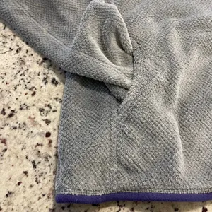 Patagonia Re-Tool Snap-T Pullover Women M Grey Purple‎ Fleece Gorpcore Polartec thumbnail 7