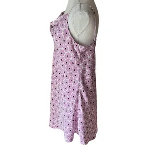 Cotton On Mini‎ Dress Medium Purple Daisy Print Cowl Neck Sleeveless thumbnail 4