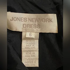 Jones New York Black 2 piece Dress And Jacket Size 6 thumbnail 4