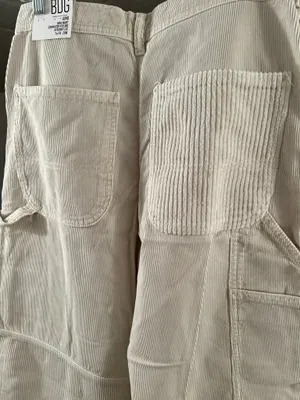 BDG Urban Outfitters Corduroy Juno Carpenter Style Wide Leg Pants thumbnail 4