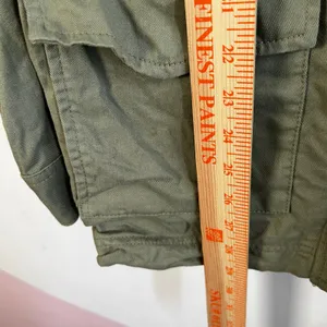Gap Green Utility Jacket Women's Large Full Zip Button‎ Pockets Cotton Casual thumbnail 6