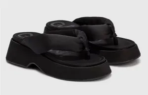 Ganni black  flip flops thumbnail 1