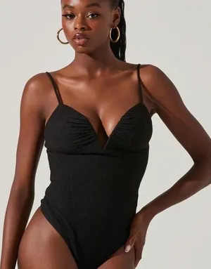ASTR The Label Black Bodysuit thumbnail 1