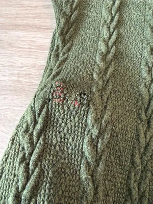 Windsor Sleeveless Cable Knit Turtleneck Dress in Dark Green, Size XS thumbnail 6