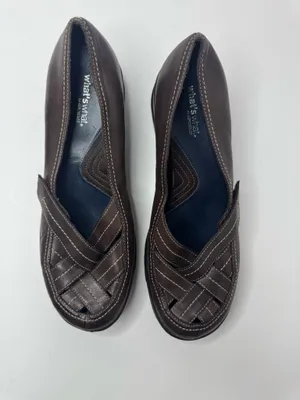 Aerosoles 'What's What' Brown Leather Loafers Size 9.5M thumbnail 2