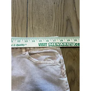 Wash Lab Denim Pink Mini Jean Skirt Size 32 Frayed Hem Party Sexy Casual Raw Hem thumbnail 6