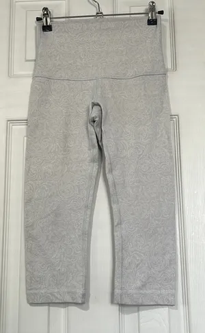 RARE White Lululemon Leggings thumbnail 1
