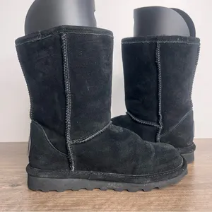 BearPaw Ellie Short Women's Black Boot Size 6 #985 thumbnail 5