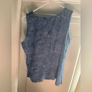 Carolyn Taylor Blue Tank Top Size M thumbnail 3